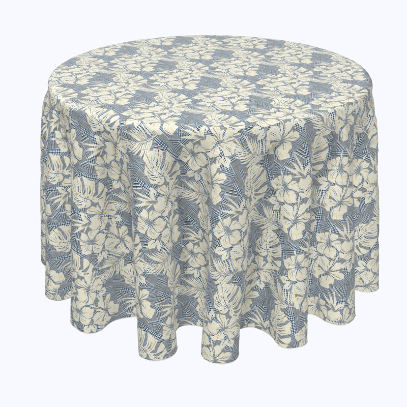 Cindy Hibiscus Tablecloth, 96" x 96"