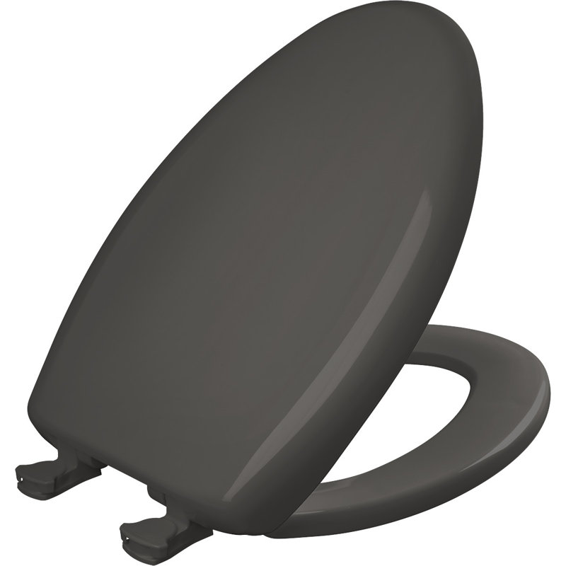 Elongated Toilet Seat and Lid, Thunder Grey