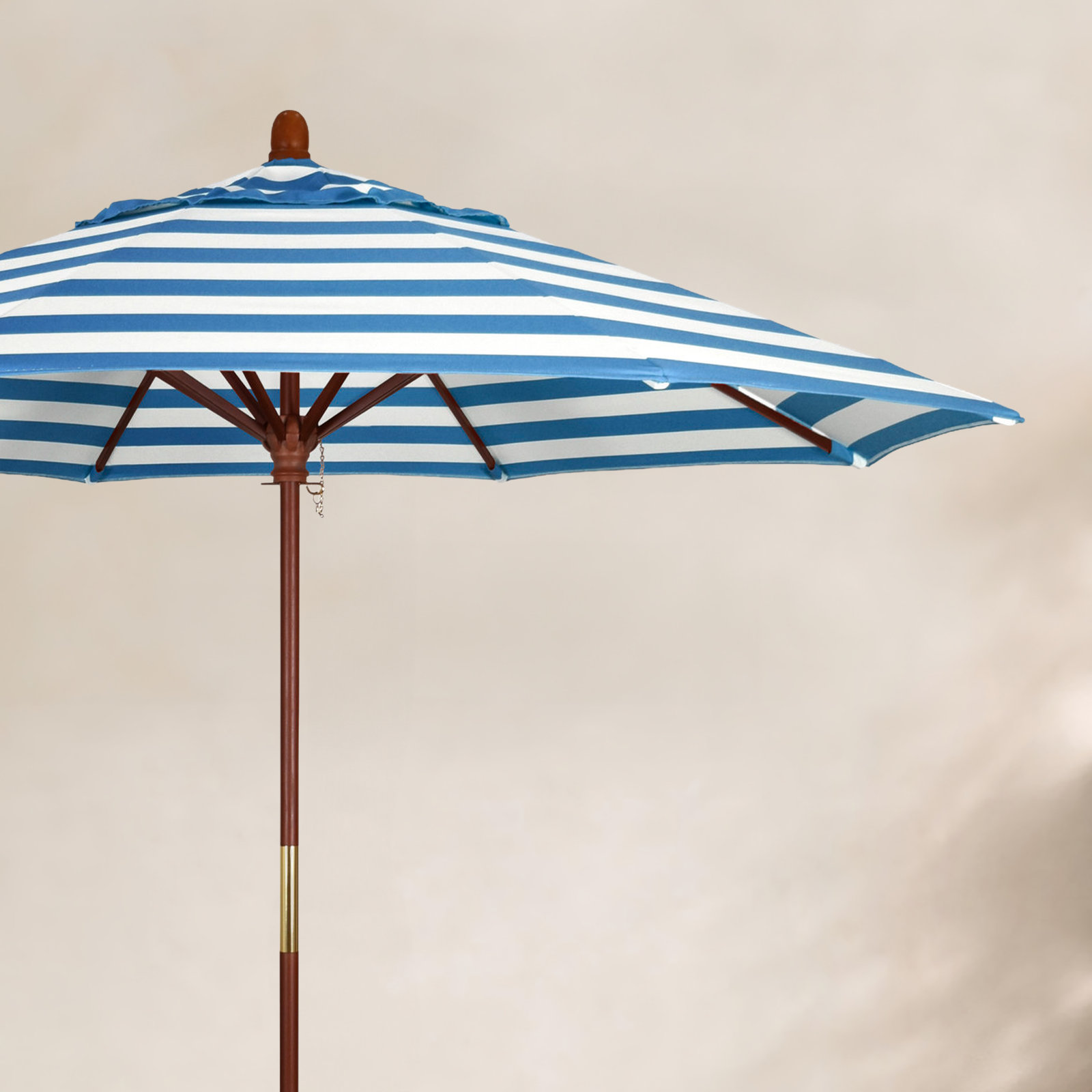 Manford 108'' Sunbrella® Outdoor Umbrella, Cabana Regatta Sunbrella®
