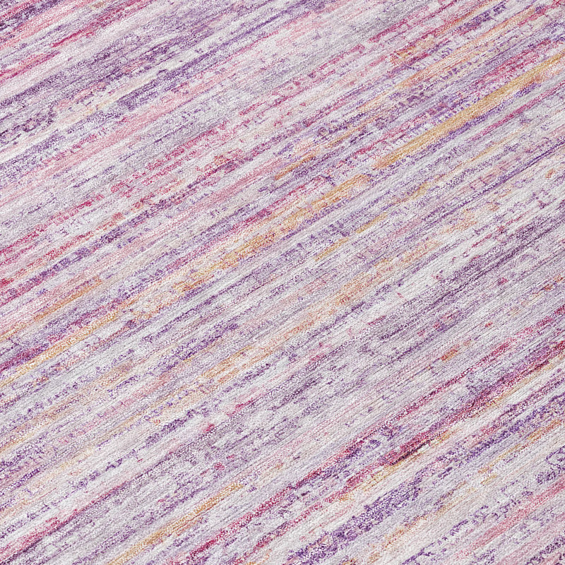 Tapis intérieur / extérieur rose Zephyna , 10 pi x 14 pi