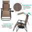 Chaise zéro gravité pliante avec coussin Fabiola-667395620