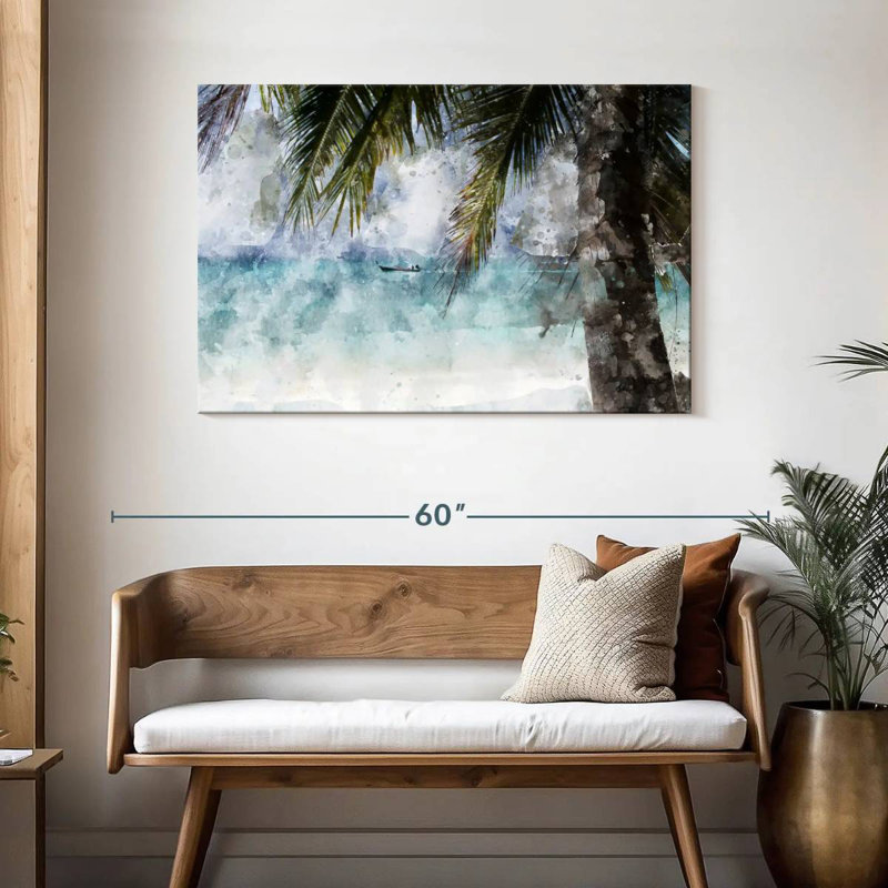Gillard Palm Tree Abstract, 30" H x 45" W