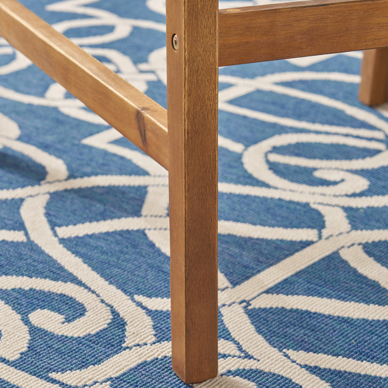 Tabourets de patio durables en bois d'acacia, style maison de campagne pour recevoir