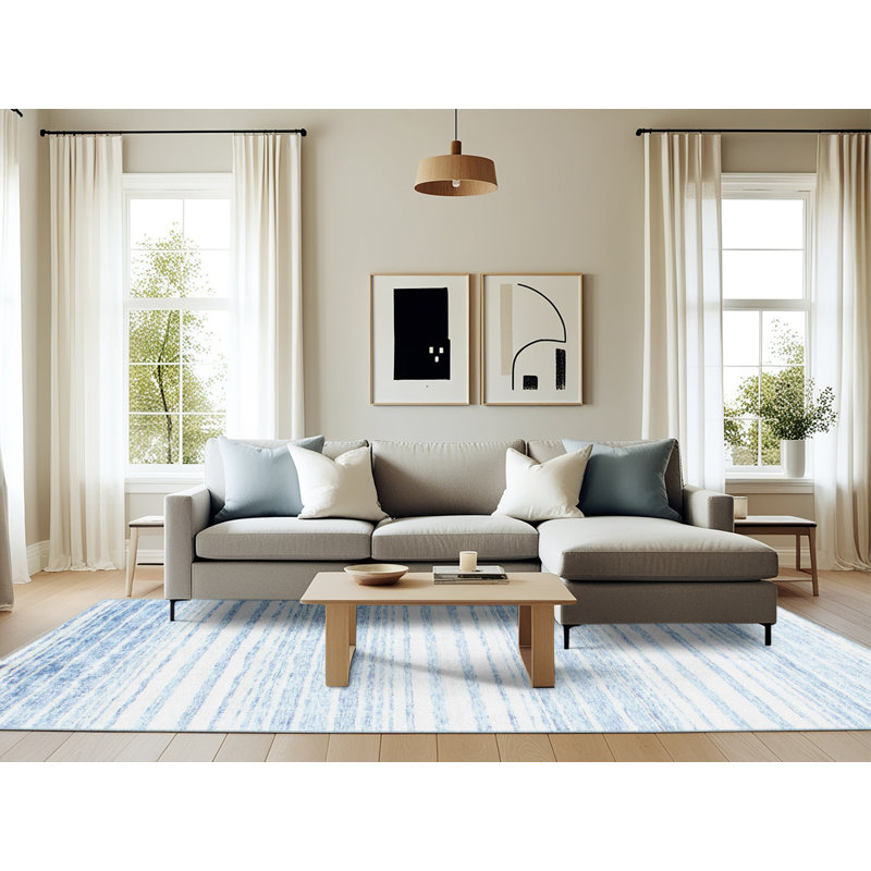 Pancoast Abstract Indoor Rug, Rectangle 6' x 9'