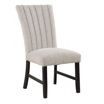 Magnifique ensemble de salle à manger 7 pièces avec plateau en marbre et chaises bouclées