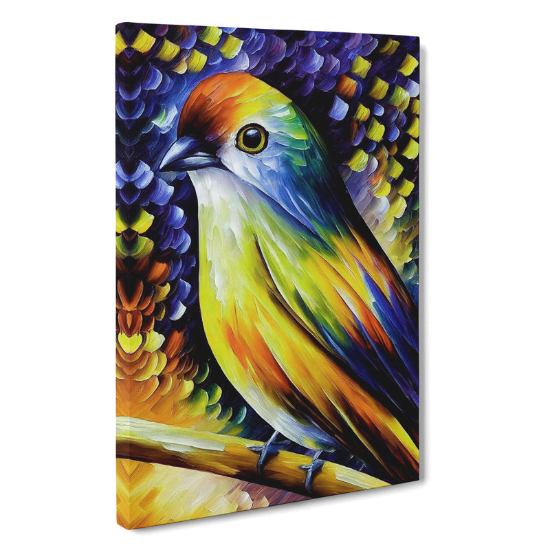 Lone Bird No.2 - Wrapped Canvas Print, 50cm H x 35cm W x 3cm D