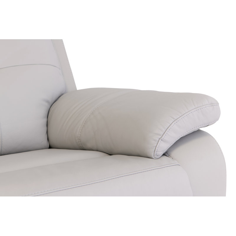 Napoli 3 Seater Electric Reclining Sofa, Light Grey