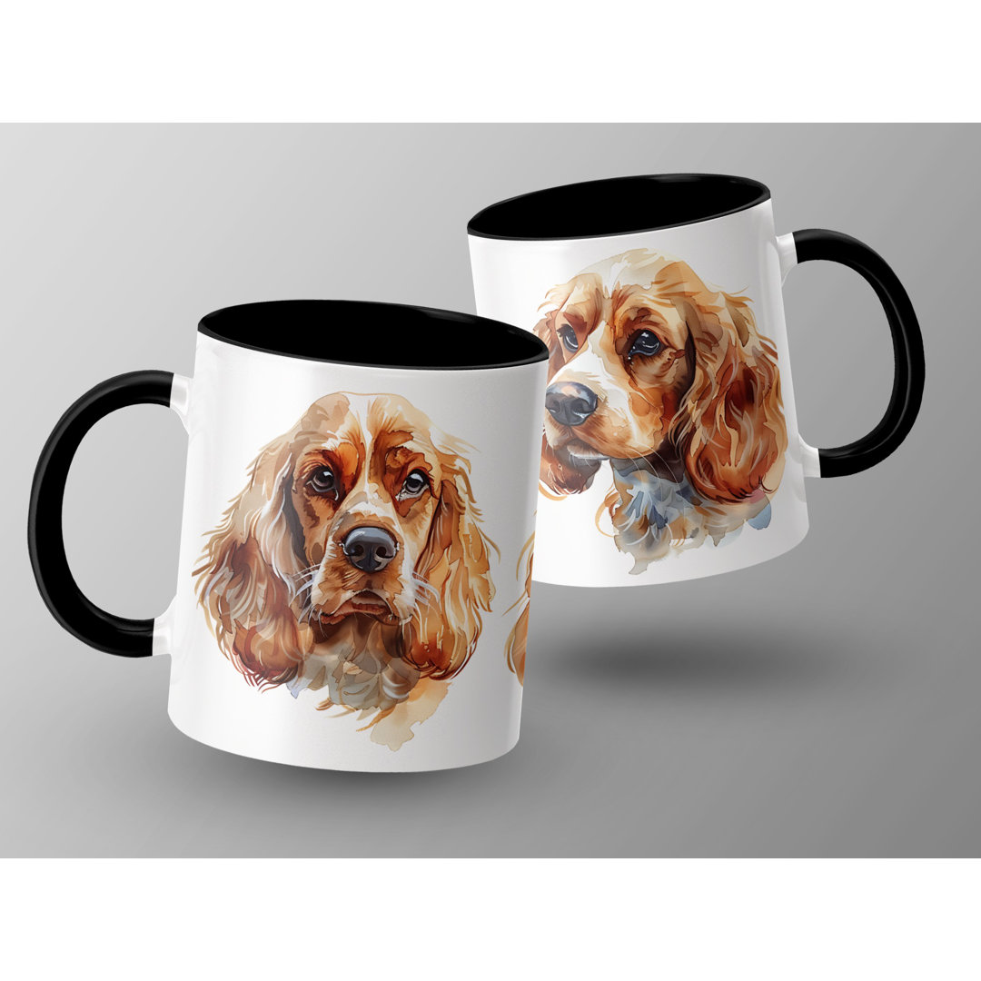 Cocker Spaniel Watercolor Art 11oz Coffee Mug