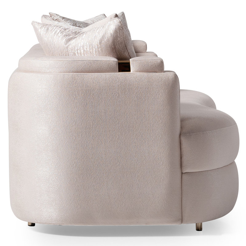 Carmela 84.5'' Square Arm Curved Sofa