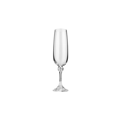 Ensemble de 6 verres à champagne Crystalex