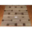 Tapis géométrique beige / ivoire en laine tissé à plat à la main à motif géométrique 10 pi x 13 pi 5 po