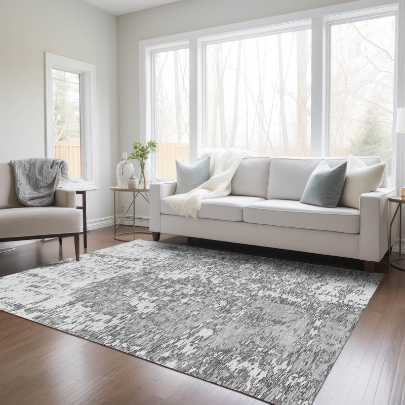 Tapis avec envers antidérapant Alegandro, Rectangulaire 8 pi x 10 pi