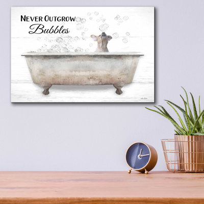 «Never Outgrow Bubbles» par Lori Deiter, impression sans cadre