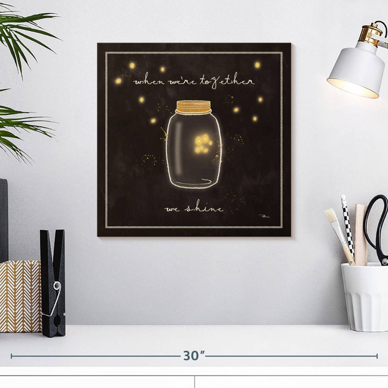 Khylige Firefly Glow I Wall Sign, 16" H x 16" W