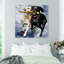 Chiens et chiots «Playtime Blue», reproduction d'art sur toile-1100374549-1080249376-1153399772