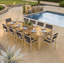 Travira 103" Long Tekwood Outdoor Dining Table-193283418