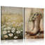 2 Piece Wrapped Canvas Print-260833121