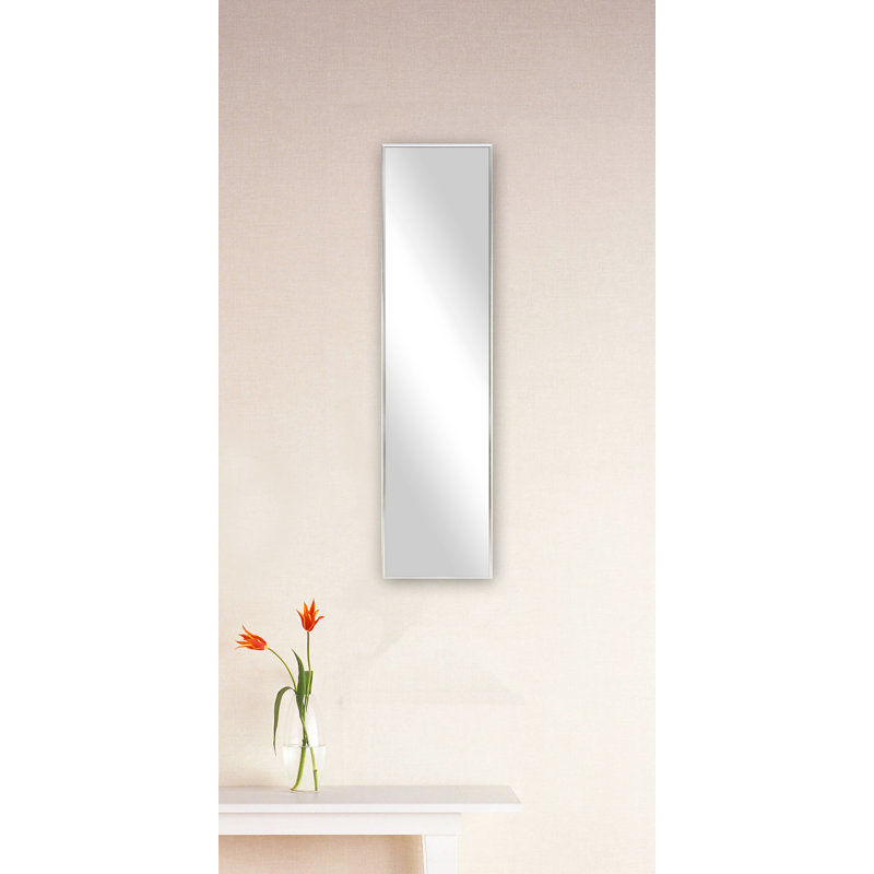 Derosier Metal Flat Wall Mirror, 24" H x 6" W