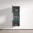 Balroop 15.75" Floating Bookcase with 16-Color LED Lighting, High Gloss Finish-998431425