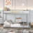 Metal Bunk Bed, Low Bunk Bed With Ladder-1632454712-1632454715