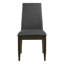 Chaise d'appoint en tissu gris