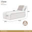 West Kensington Chaise - Buff/Seal Salt Caramel-1034242882