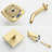 Tub And Shower Faucet With Rough-in Valve Hower Head And Handle Set-113520007