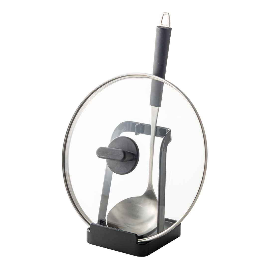 Tower Yamazaki Home Ladle Holder, Lid Stand For Utensils In Kitchen, Steel, Water Resistant Yamazaki Home 