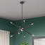Lustre linéaire moderne Spoutnik à 8 lumières Poco-642321097