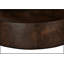 Table d'appoint ronde moderne avec conception à ressorts, résistante aux intempéries pour une utilisation intérieure et extérieure, compacte et élégante-6812975