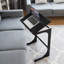 Table d'appoint en bambou avec plateau inclinable