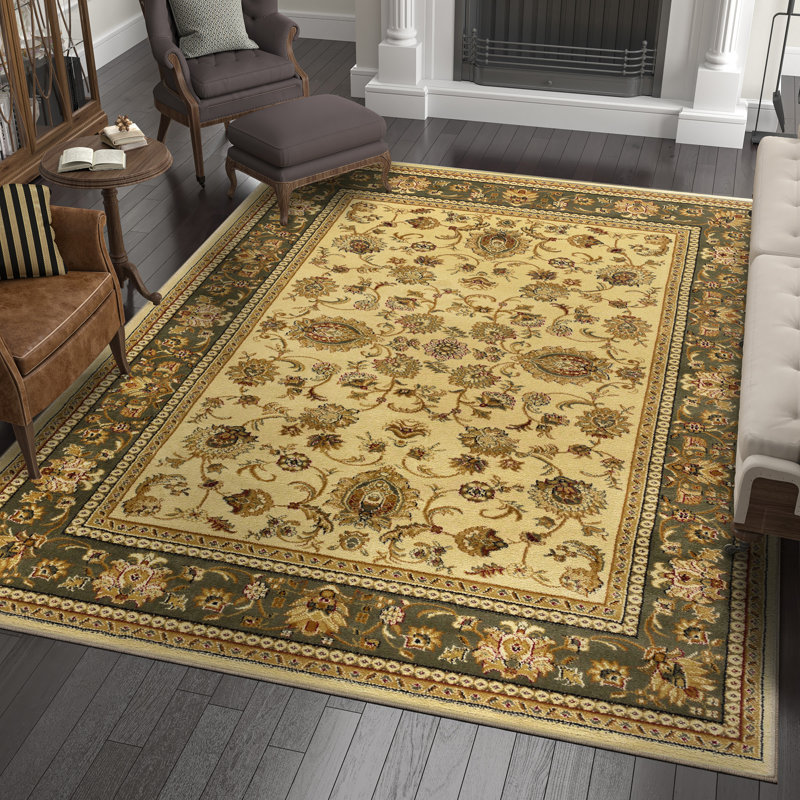 Tapis oriental ivoire Clarence, Rectangle 9 pi x 12 pi