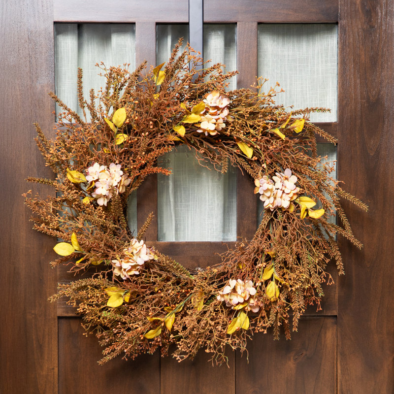 Couronne artificielle brune 32 po