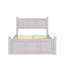 Farmhouse Style Wood Panel Bed Frame Four Square Poster Bed With Three Storage Drawers,King-1190922050