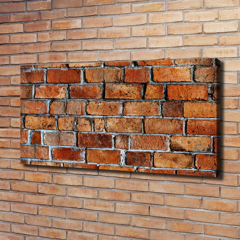 Brick Wall - Wrapped Canvas Print