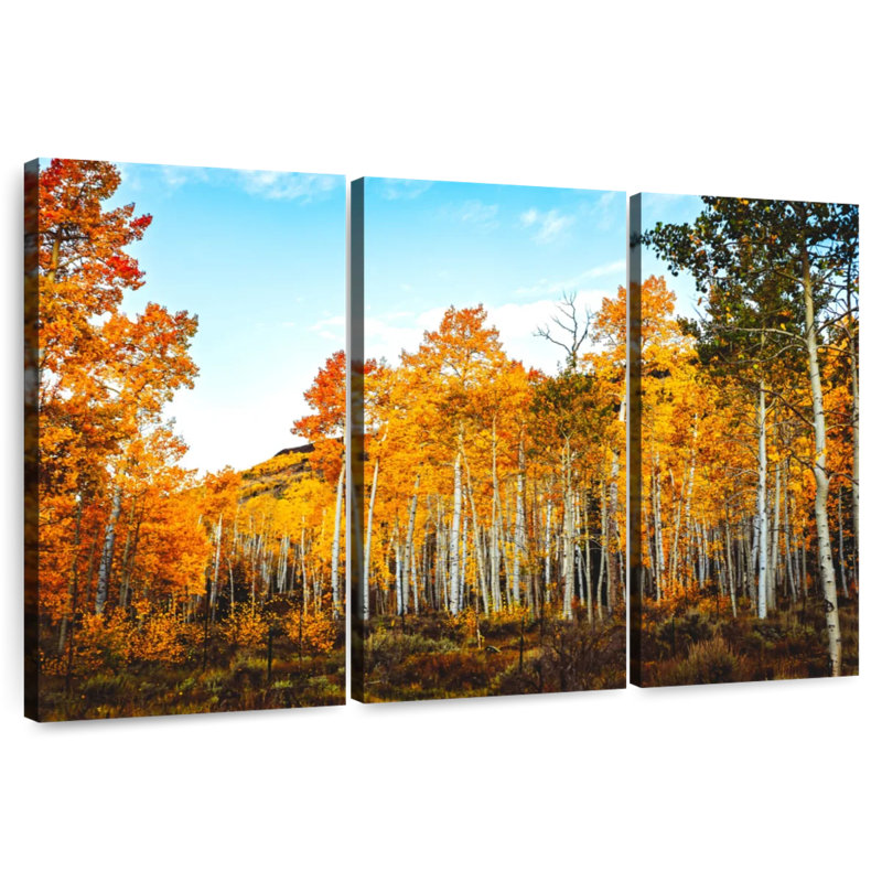 Alvord Birch Tree Forest, 36" H x 57" W