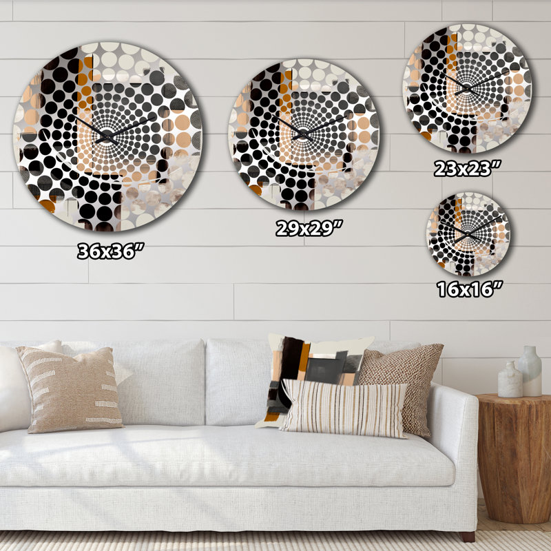 Sunnial - Horloge murale abstraite, Petit