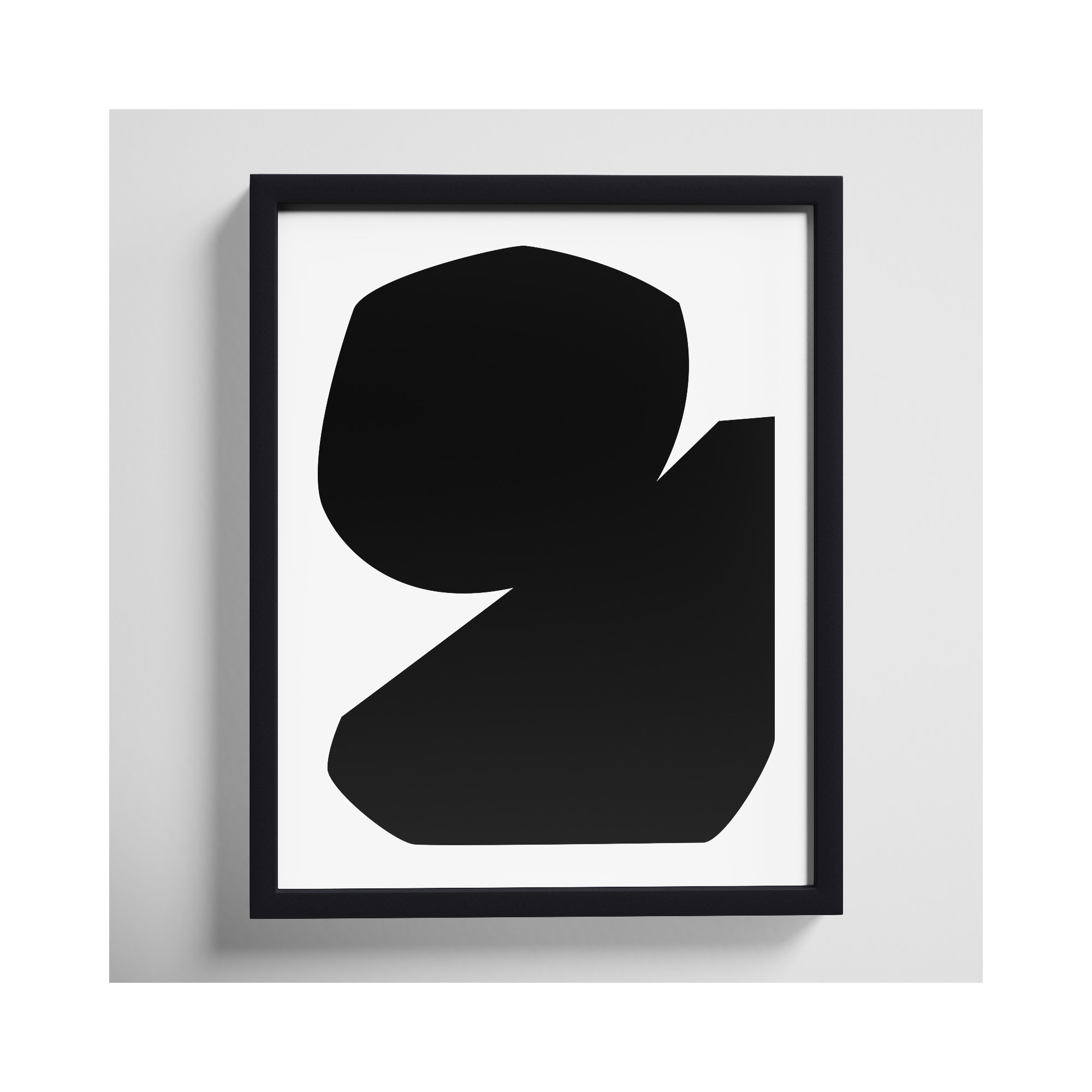 Study In Black 1 by Michael Kempen, Black Framed, 20"H x 16"W x 1.25"D