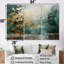 Ensemble de salon Golden Emerald Forest - Abstract Spirals-111764475-112014921