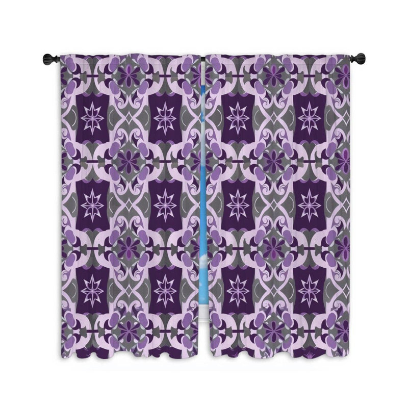 Paire de rideaux obscurcissant en polyester, L 40 po x L 54 po