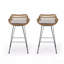 Tabouret de bar 2 pièces