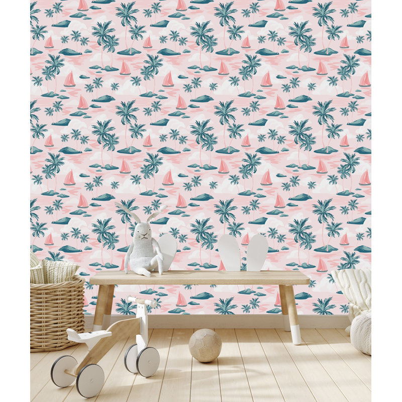 Falkner Floral Tile, Vinyl, 18.75" L x 25" W
