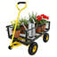 Chariot de jardin robuste avec pneus gonflables, capacité de 660 lb