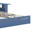 Grand lit de jour avec bureau, tiroirs et table d'appoint hydraulique-531557433-531557413