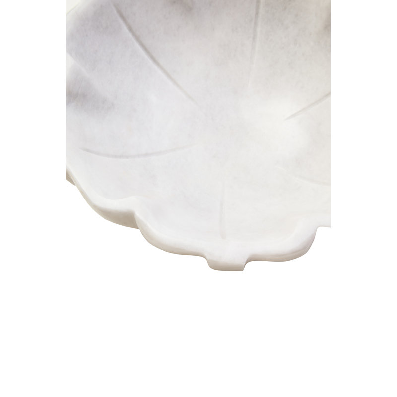 Zoro Marble Decorative Bowl, 7.5cm H x 20cm W x 20cm D