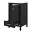 Ensemble de meuble-lavabo 18 po avec lavabo, ensemble de meuble-lavabo simple autoportant avec un tiroir et une tablette de rangement-549280894