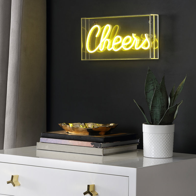 Cheers 5.9" LED Neon Sign