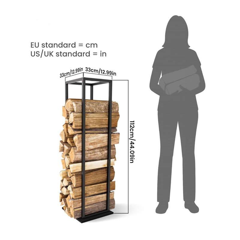 33cm W Log Rack