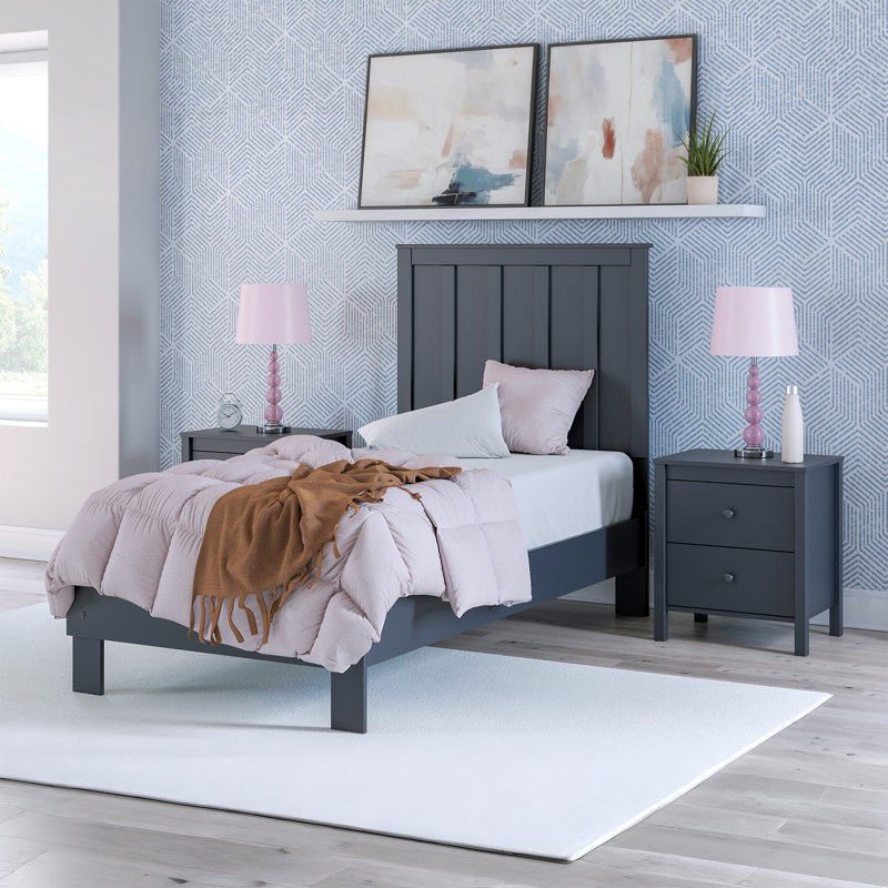 Lit plateforme simple Cottrill, Lit simple