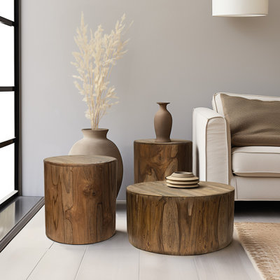 Estien Solid Wood End Table